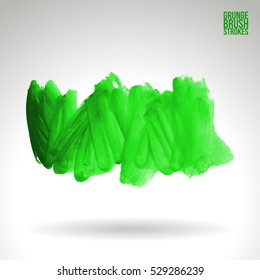 Brush stroke and texture. Vector design. Underline and border.