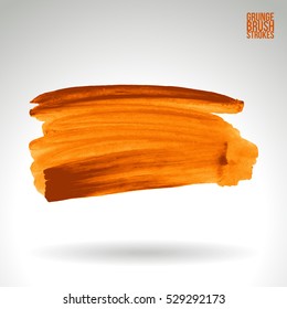 Brush stroke and texture. Vector design. Underline and border.