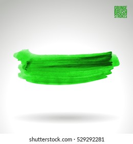 Brush stroke and texture. Vector design. Underline and border.