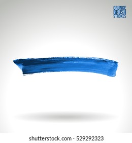 Brush stroke and texture. Vector design. Underline and border.