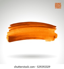 Brush stroke and texture. Vector design. Underline and border.