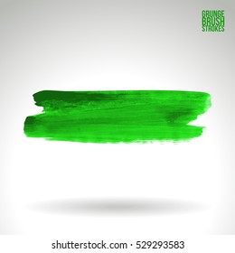 Brush stroke and texture. Vector design. Underline and border.