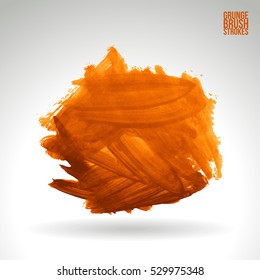 Brush stroke and texture. Vector design. Underline and border.