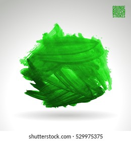 Brush stroke and texture. Vector design. Underline and border.