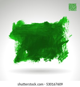 Brush stroke and texture. Vector design. Underline and border.