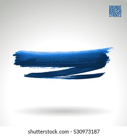 Brush stroke and texture. Vector design. Underline and border.