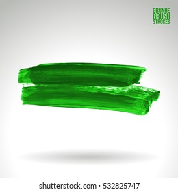 Brush stroke and texture. Vector design. Underline and border.