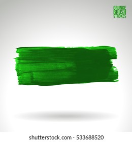 Brush stroke and texture. Vector design. Underline and border.