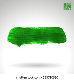 Brush stroke and texture. Vector design. Underline and border.