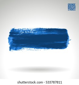 Brush stroke and texture. Vector design. Underline and border.