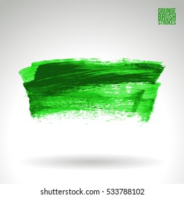Brush stroke and texture. Vector design. Underline and border.