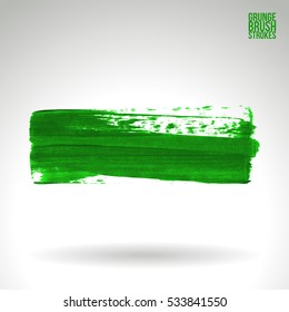 Brush stroke and texture. Vector design. Underline and border.