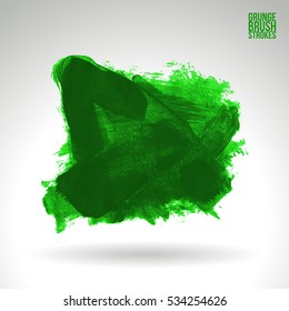 Brush stroke and texture. Vector design. Underline and border.