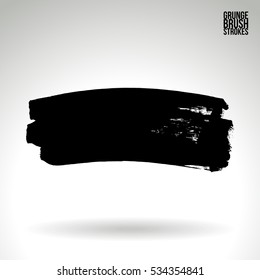 Brush stroke and texture. Vector design. Underline and border.