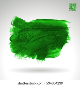 Brush stroke and texture. Vector design. Underline and border.