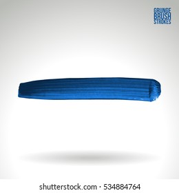 Brush stroke and texture. Vector design. Underline and border.