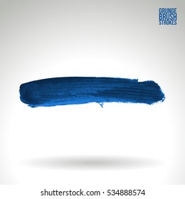 Brush stroke and texture. Vector design. Underline and border.