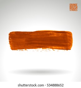 Brush stroke and texture. Vector design. Underline and border.