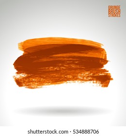 Brush stroke and texture. Vector design. Underline and border.