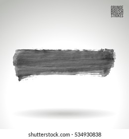 Brush stroke and texture. Vector design. Underline and border.