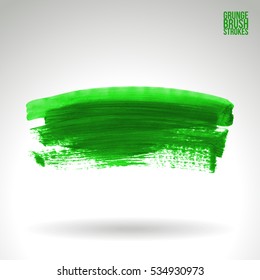 Brush stroke and texture. Vector design. Underline and border.