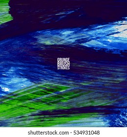 Brush stroke and texture. Vector design. Underline and border.