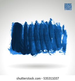 Brush stroke and texture. Vector design. Underline and border.