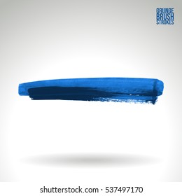Brush stroke and texture. Vector design. Underline and border.