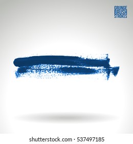 Brush stroke and texture. Vector design. Underline and border.