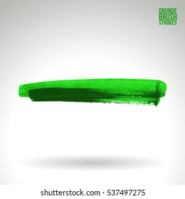 Brush stroke and texture. Vector design. Underline and border.