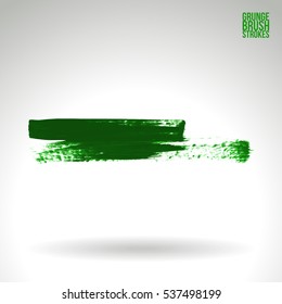 Brush stroke and texture. Vector design. Underline and border.