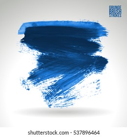 Brush stroke and texture. Vector design. Underline and border.