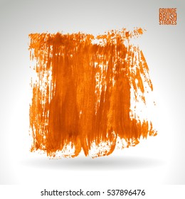 Brush stroke and texture. Vector design. Underline and border.