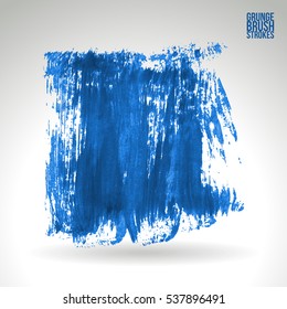 Brush stroke and texture. Vector design. Underline and border.