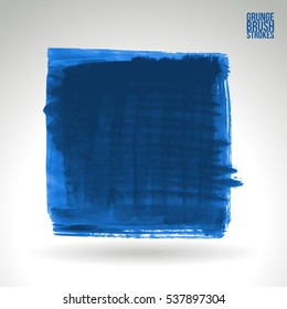 Brush stroke and texture. Vector design. Underline and border.