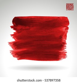 Brush stroke and texture. Vector design. Underline and border.