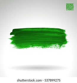 Brush stroke and texture. Vector design. Underline and border.