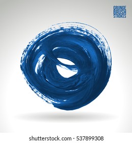 Brush stroke and texture. Vector design. Underline and border.