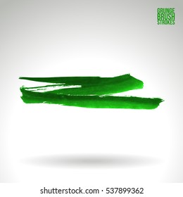 Brush stroke and texture. Vector design. Underline and border.