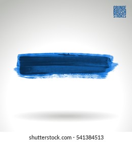 Brush stroke and texture. Vector design. Underline and border.