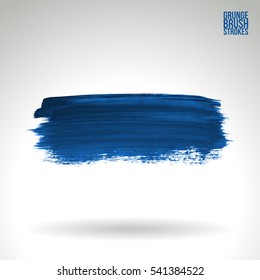 Brush stroke and texture. Vector design. Underline and border.