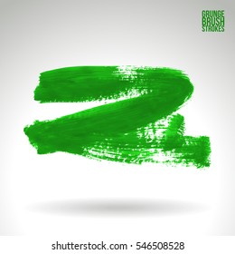 Brush stroke and texture. Vector design. Underline and border.