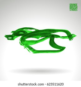Brush stroke and texture. Vector design. Underline and border.