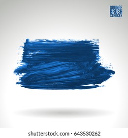 Brush stroke and texture. Vector design. Underline and border.