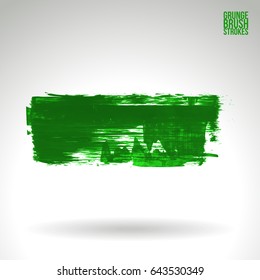 Brush stroke and texture. Vector design. Underline and border.