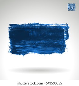 Brush stroke and texture. Vector design. Underline and border.
