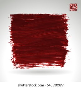 Brush stroke and texture. Vector design. Underline and border.