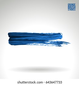 Brush stroke and texture. Vector design. Underline and border.