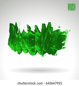Brush stroke and texture. Vector design. Underline and border.
