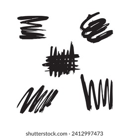 Brush stroke under line tamplate